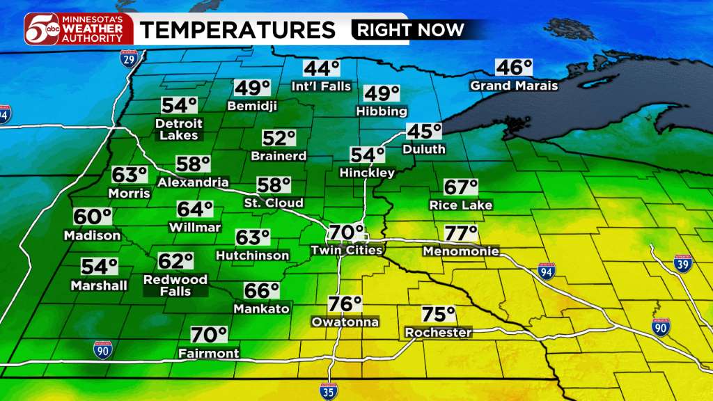 Monday weather: Warm temps continue — KSTP 5