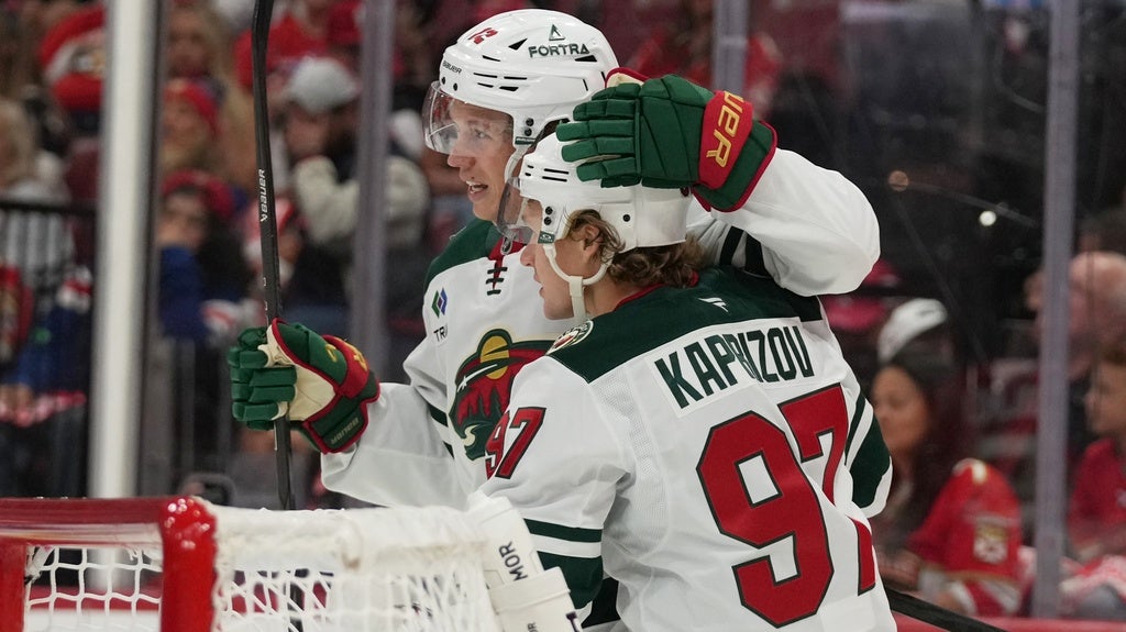 Kaprizov has 4-point night, Wild top Panthers 4-1 to spoil Florida’s home opener — KSTP 5, White Bear Lake Business news