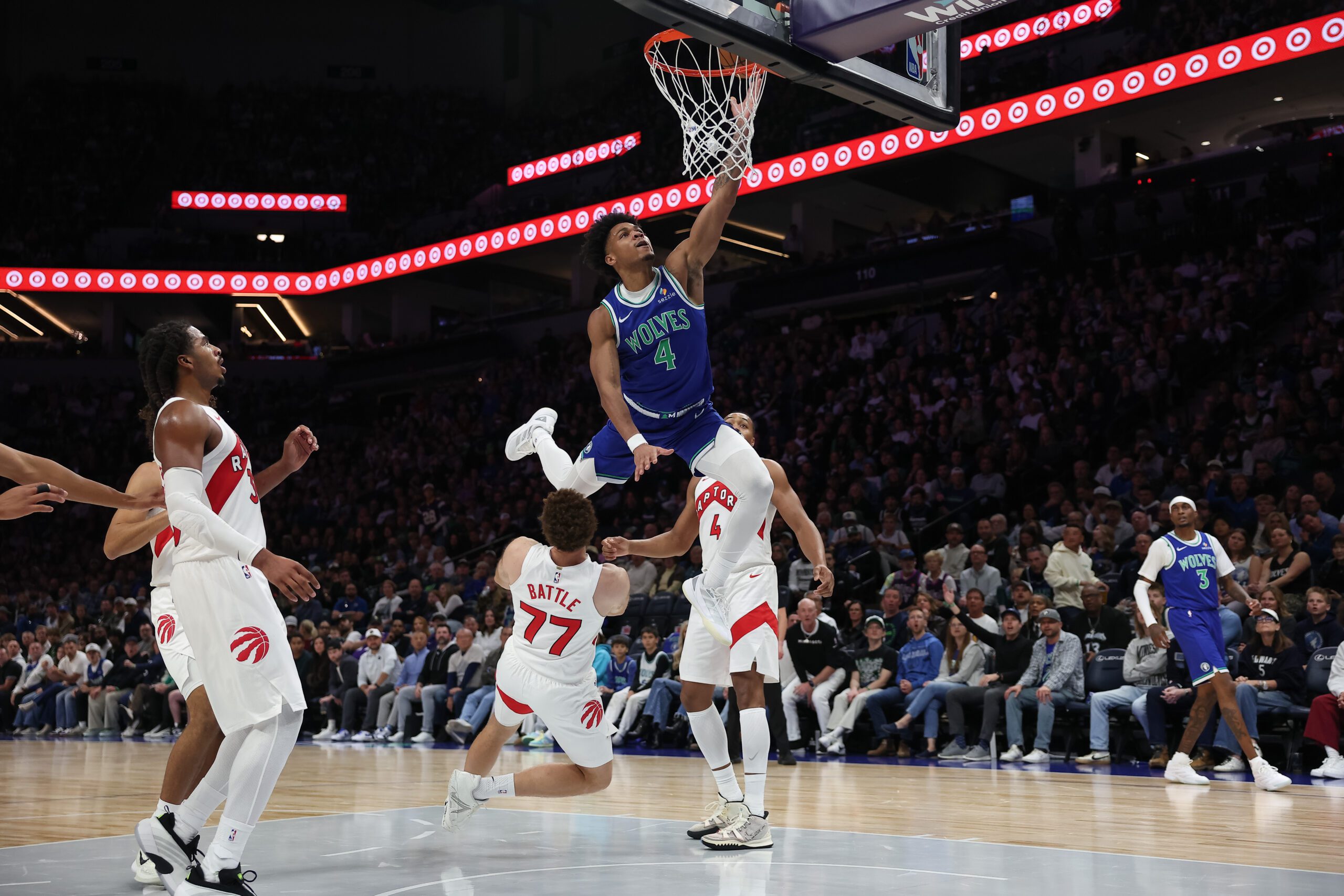Timberwolves stay unbeaten with 117-94 win over Raptors in home opener — KSTP 5, White Bear Lake Sports news