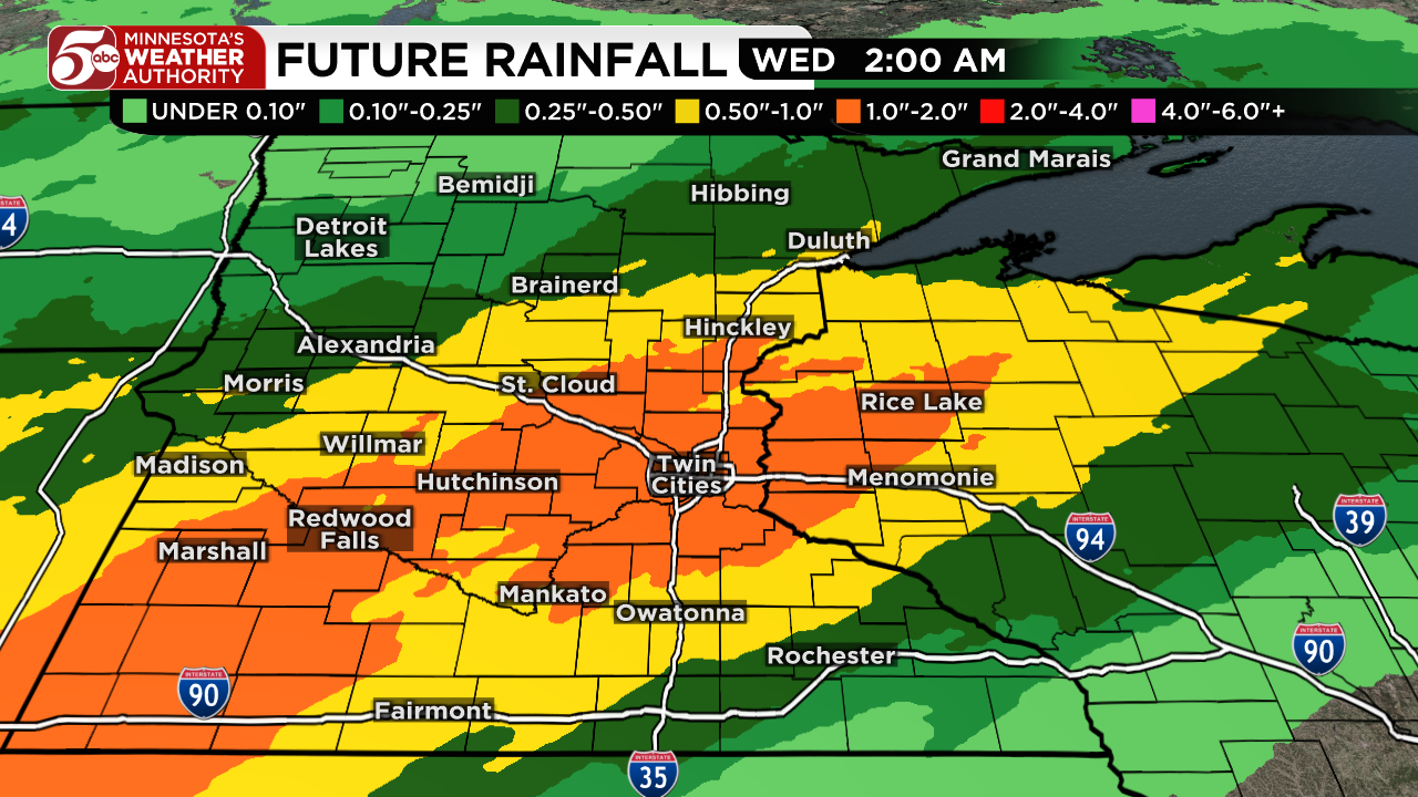 Rainy start to week, warmer days return — KSTP 5, White Bear Lake Community news