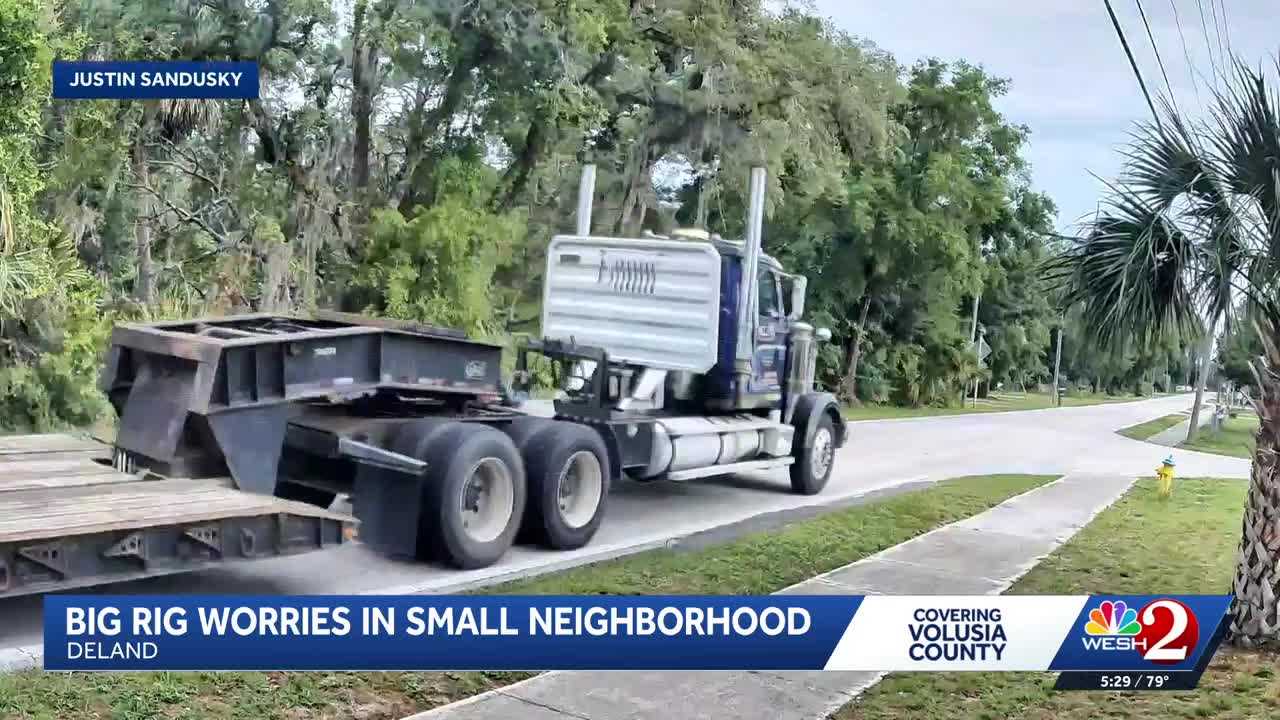 DeLand-area neighbors raise concerns about truck traffic on Marsh Road — WESH 2 Orlando, White Bear Lake Real Estate news