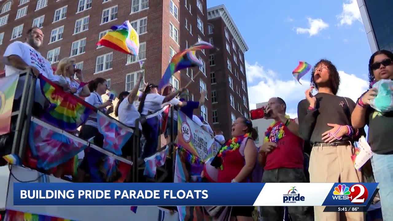 Inside the Central Florida workshop helping create floats for Come Out With Pride — WESH 2 Orlando, White Bear Lake Business news