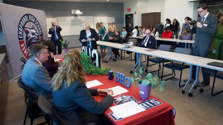 Killeen high school hosts signing ceremony for jailer program students — KCEN (Central Texas), White Bear Lake Schools news