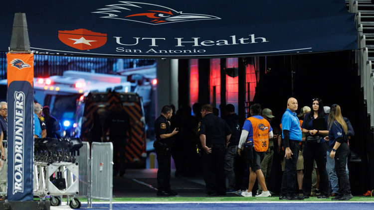 Military member dies after falling while rappelling from Alamodome's ceiling before UTSA vs. Navy game — NewsWest 9 (Permian Basin), White Bear Lake Sports news