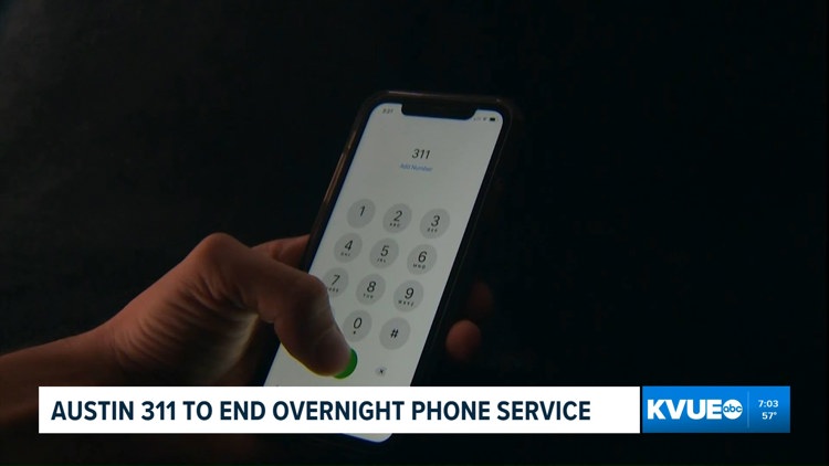 Austin 311 non-emergency call center to close overnight service starting Nov. 1 — KVUE (Austin), White Bear Lake Community news