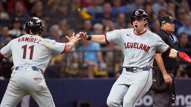 Chase DeLauter and José Ramírez lead the Guardians to a 7-3 win over the Rays in Game 1 of the ALCS — WTSP Sports Tampa Bay, White Bear Lake Sports news