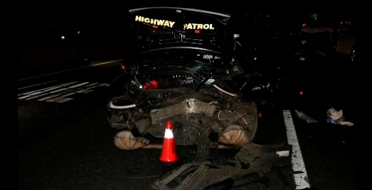 Dashcam: Tesla driver claims he was asleep on self-driving before hitting CHP cruiser, injuring 2 — FOX 9, White Bear Lake Community news