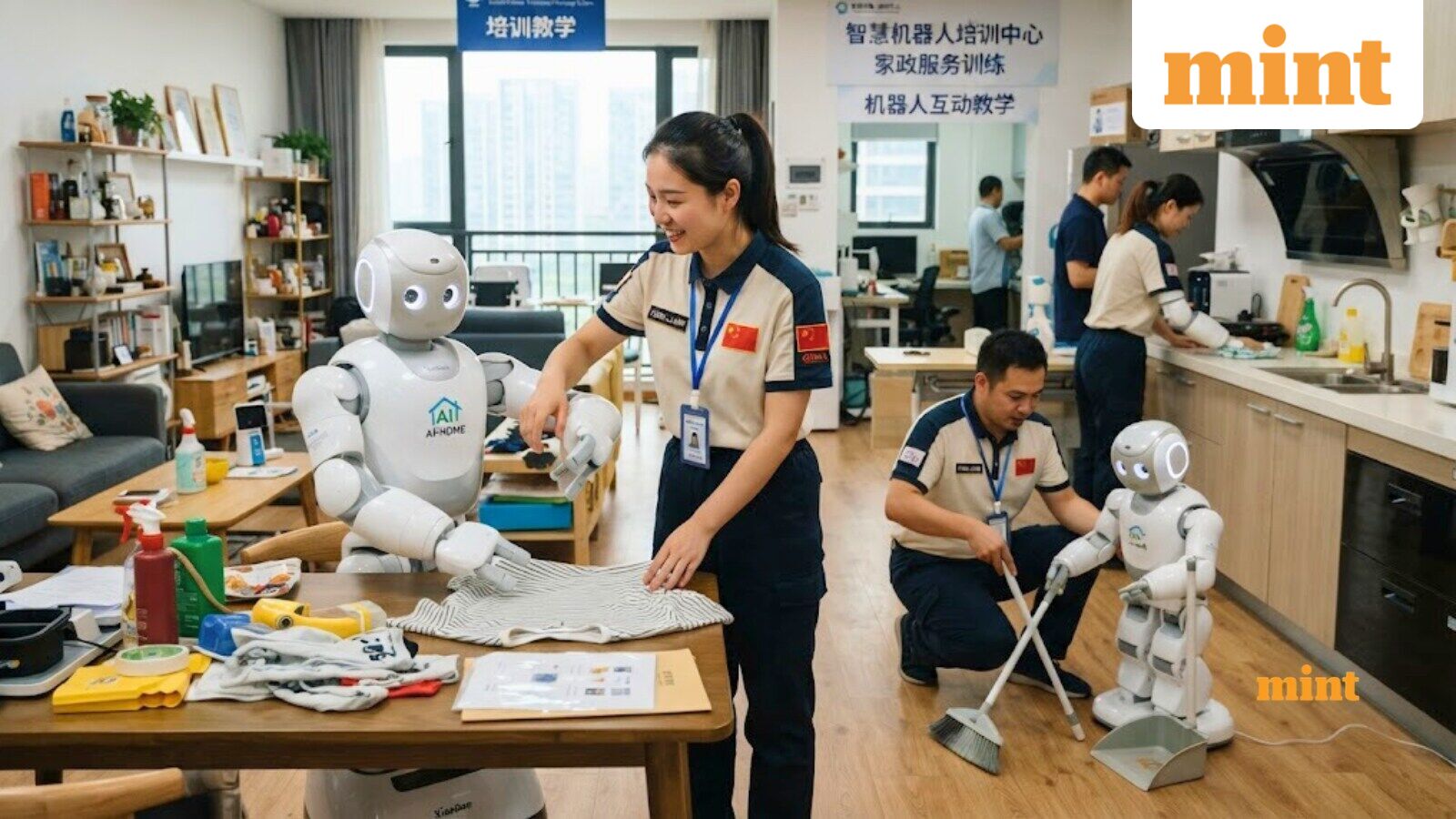 Workers in China are teaching robots everyday chores, earning ₹57,000 monthly by folding clothes, sweeping floors, more — Mint India, White Bear Lake Technology news