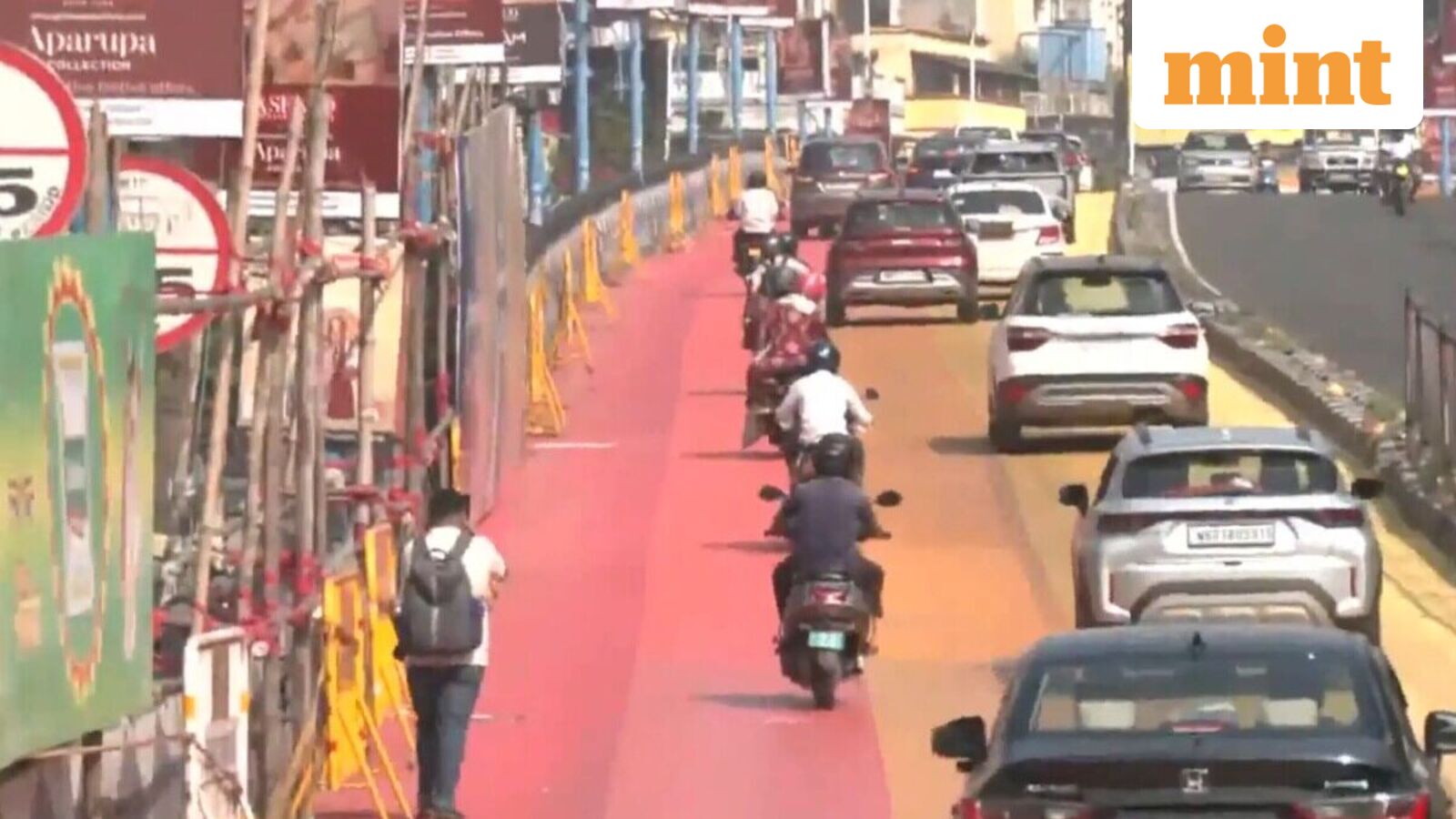 Kolkata’s rainbow-painted Chingrighata flyover raises road-safety concerns: What IIT expert says about skidding risks — Mint India
